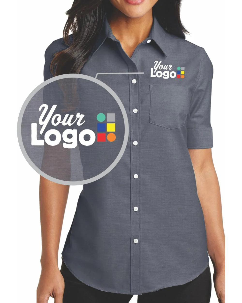Women’s Oxford Custom Shirts Secondary image